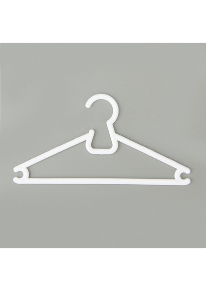 6'lı Çocuk Plastik Elbise Askısı - Beyaz fiyatları