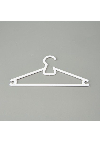 6'lı Çocuk Plastik Elbise Askısı - Beyaz modelleri