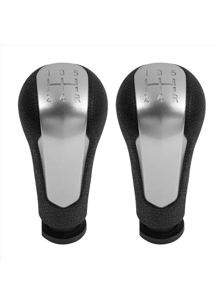 2x 5 Hızlı Dişli Vardiya Knob Kolu Kilitli Tutucu Chevrolet Spark Için 2011-2016 Gümüş (Yurt Dışından)