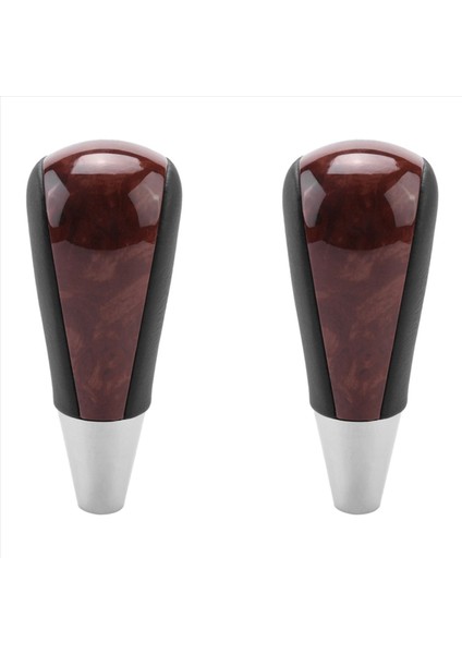 Toyota Corolla Ralink Vios Hilux Harrier Fortuner Aksesuarları Için 2x Ahşap Tahıl Vites Değiştirme Düğmesi Değiştirici Kafası (Yurt Dışından)