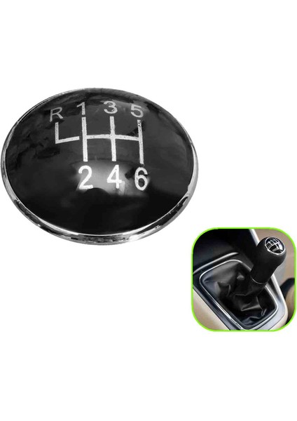 Golf V Mk5 2003-2009 Için 6 Hızlı Manuel Araba Dişli Vites Düğmesi Kapağı Kapağı (Yurt Dışından) fiyatları