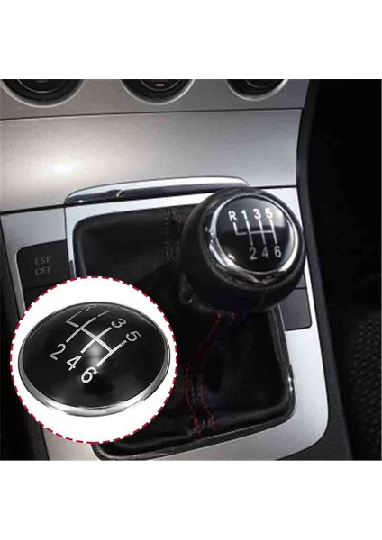 Golf V Mk5 2003-2009 Için 6 Hızlı Manuel Araba Dişli Vites Düğmesi Kapağı Kapağı (Yurt Dışından) fırsatları