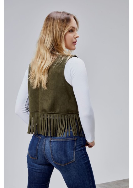 Scuba Suet Püsküllü Yelek modelleri