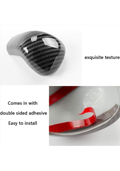 6x Sport Style Karbon Fiber Baskı Dişli Vites Değiştirme Toyota Camry Için Trim 2018-2020 Avalon Corolla Hatchback 19-20 (Yurt Dışından) fırsatları