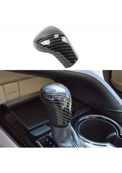 6x Sport Style Karbon Fiber Baskı Dişli Vites Değiştirme Toyota Camry Için Trim 2018-2020 Avalon Corolla Hatchback 19-20 (Yurt Dışından) indirimleri