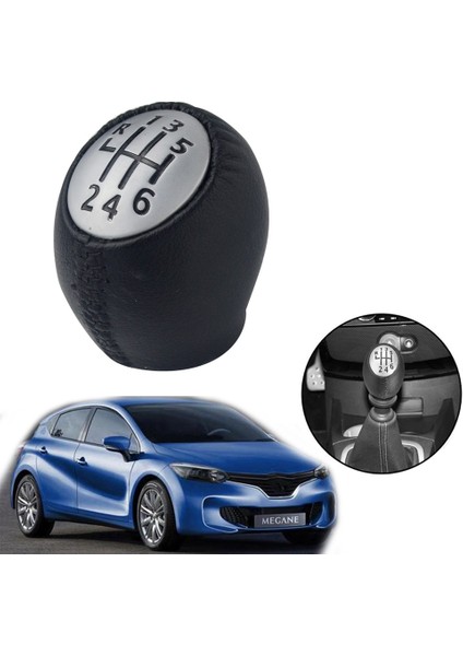 6 Hızlı Pu Dişli Vites Değiştirici Düğme Kol Sopası Renault Megane Için Clio Laguna Vauxhall Opel 328650024R Için Scenic (Yurt Dışından) fiyatları