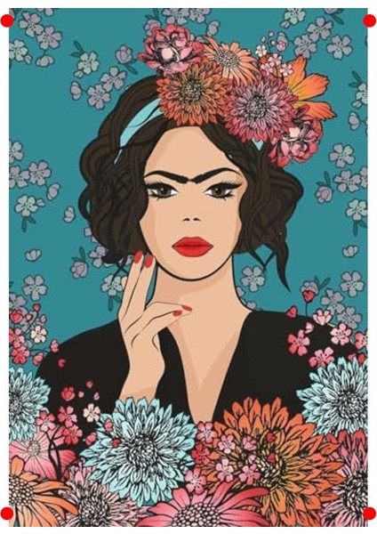 Frida Temalı 300 Parça Yetişkin Yapboz modelleri