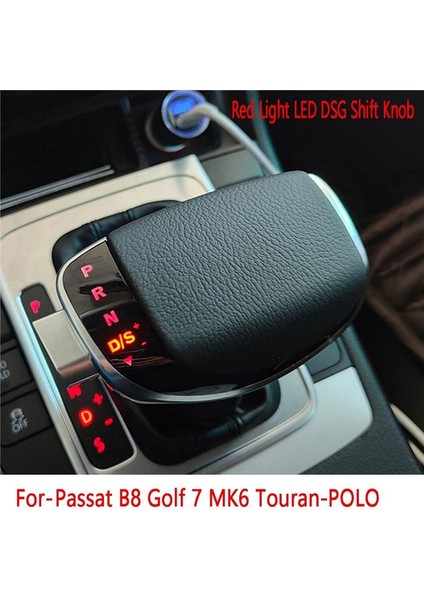 Dişli Vites Kafası Kırmızı Işık LED Dsg Vites Düğmesi Merkez Konsolu Otomatik Dişli Vites-Vw Passat B8 Golf 7 Mk6 Touran-Polo cc (Yurt Dışından) fiyatları