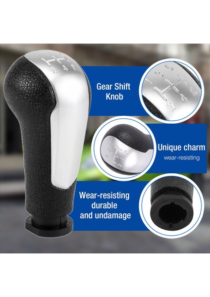 Chevrolet Spark 2011-2016 Gümüş Için 5 Hızlı Dişli Vites Knob Kolu Kayma Tutma Çubuğu (Yurt Dışından) indirimleri