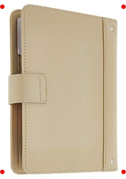 2025 Ajanda Organizer Suni Deri Mıknatıs Kapaklı Bej fiyatları