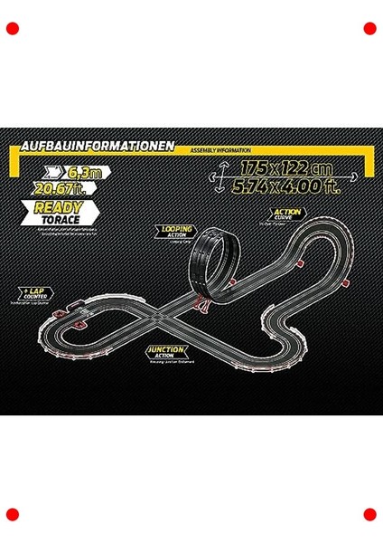 Yüksek Hızlı Yarış Pisti Seti - Adrenalin Dolu Eğlence indirimleri