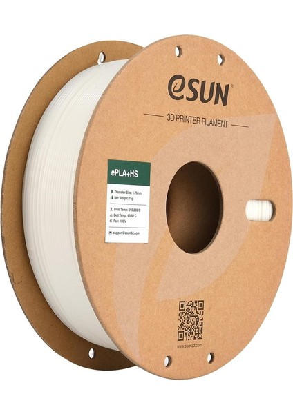Pla-Hs Beyaz Filament 1.75MM 1kg - Yüksek Hız Uyumlu Pla+