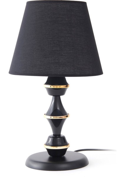 Light Berlin Metal Abajur - Siyah - 43X25X25 cm fiyatları