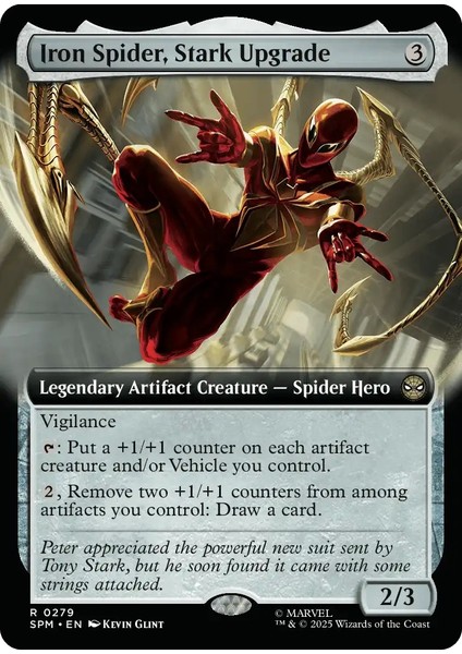 Iron Spider, Stark Upgrade R-0279 Lisanslı Oyun Kartı