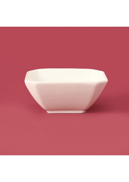 Kare Çerezlik - Beyaz - 9 cm