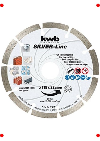 115MM Profesyonel Elmas Kesici Disk