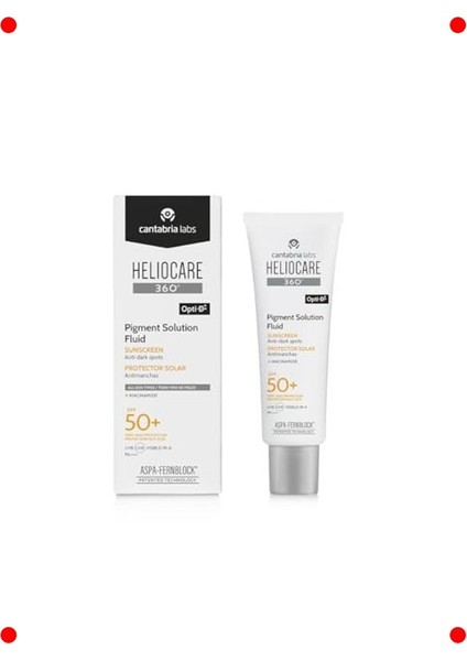 Spf 50 Pigment Çözümlü Güneş Kremi 50 ml