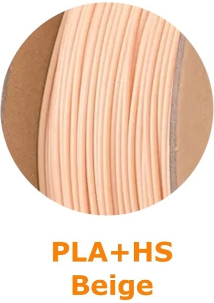 Pla-Hs Bej Filament 1.75MM 1kg - Yüksek Hız Uyumlu Pla+ fırsatları