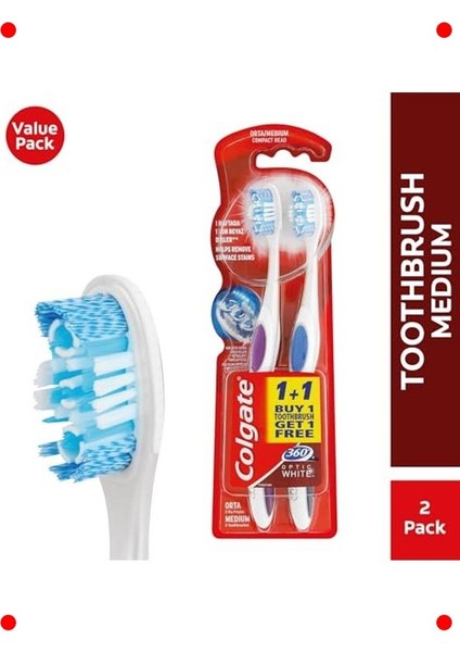 Dil ve Yanak Temizleyicili Beyazlatıcı Diş Fırçası 1+1 fiyatları