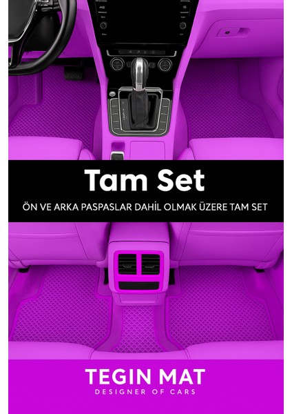 Lexus Rx 300 2022-2025 Aracınıza Özel Eva Paspas Mor | Kaymaz ve Yıkanabilir Taraftar Oto Paspas fiyatları