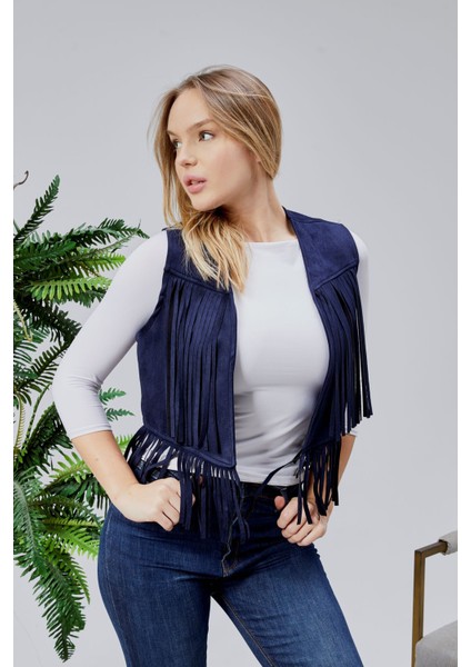 Scuba Suet Püsküllü Yelek