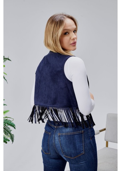 Scuba Suet Püsküllü Yelek fırsatları