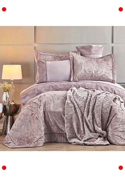 Valeria Tasarım 8 Parça Gül Kurusu Çeyiz Seti