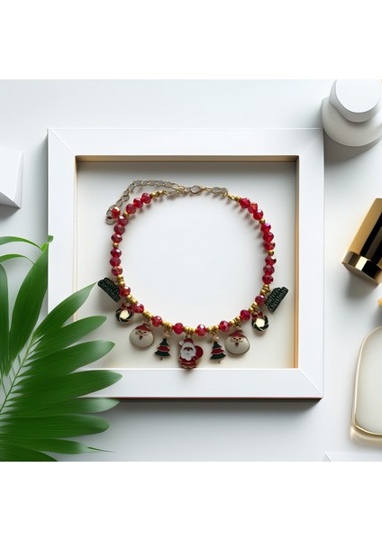 Kedi ve Köpek Için Merry Christmas Kırmızı Yeni Yıl / Noel Kolyesi modelleri