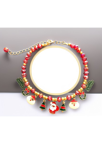 Kedi ve Köpek Için Merry Christmas Kırmızı Yeni Yıl / Noel Kolyesi fırsatları