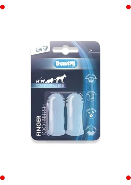 Evcil Hayvan Silikon Parmak Diş Fırçası - 2 Adet