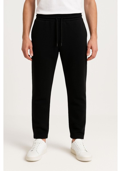 Erkek Düz Paça Rahat Kesim Premium Kumaş Eşofman Altı fiyatları