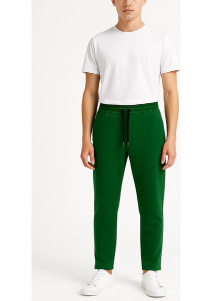 Erkek Düz Paça Rahat Kesim Premium Kumaş Eşofman Altı fiyatları