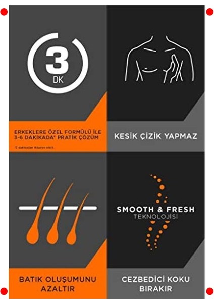 Erkeklere Özel Tüy Dökücü Krem - Hassas Ciltler 600 ml modelleri