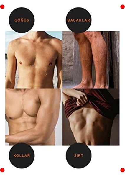 Erkeklere Özel Tüy Dökücü Krem - Hassas Ciltler 600 ml fırsatları