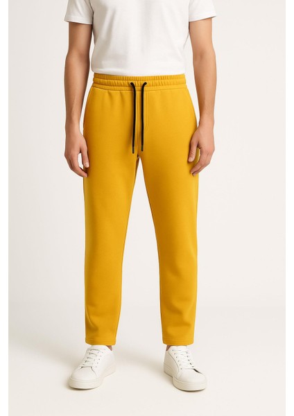 Erkek Düz Paça Rahat Kesim Premium Kumaş Eşofman Altı fiyatları