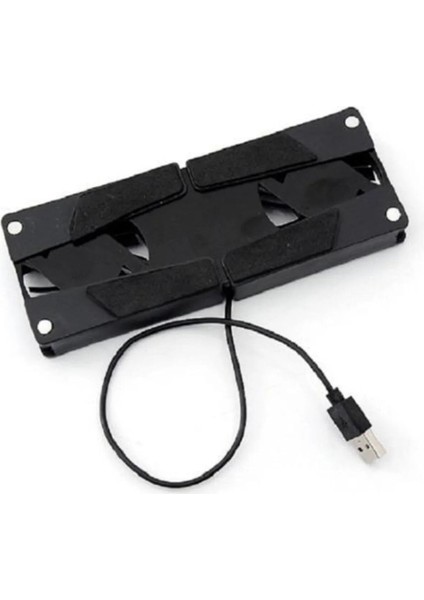 2 Fanlı Notebook Soğutucu Portatif Katlanabilir Laptop Soğutucu Fan Usbli Stand Bilgisayar Fanı fırsatları