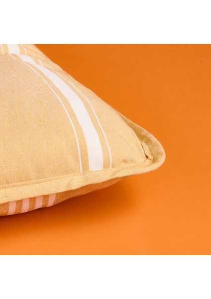 Soft Sun Madness Sandalye Minderi - Hardal / Ekru - 43X43 cm modelleri