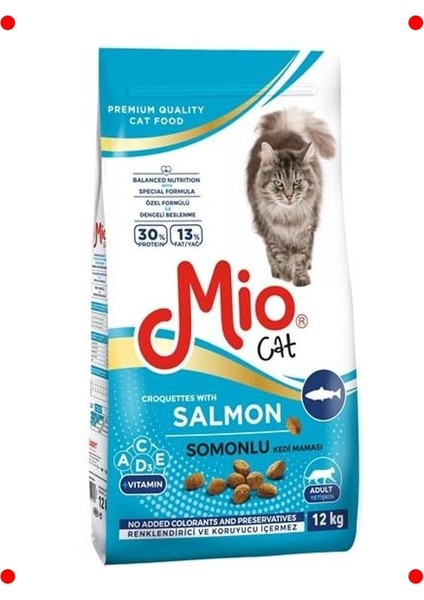 Somonlu Yetişkin Kedi Kuru Maması 12 kg