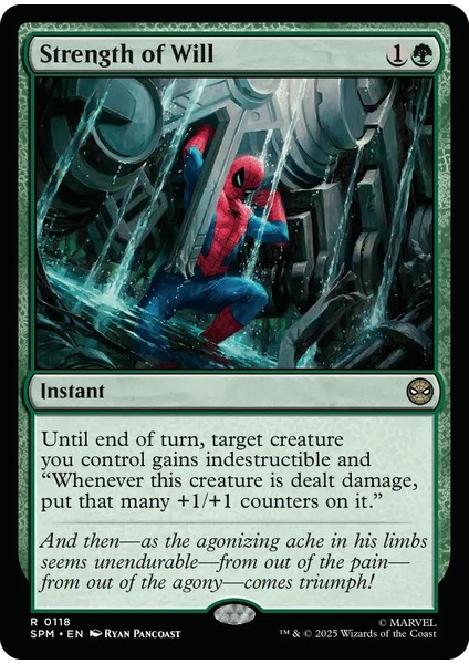 Strength Of Will Foil R-0118 Lisanslı Oyun Kartı