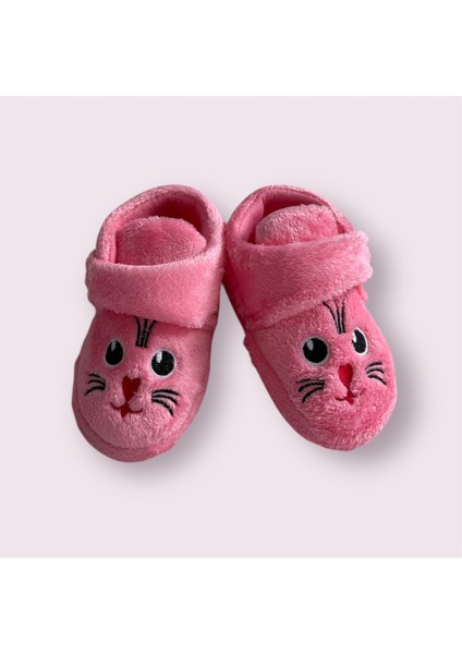 Sevimli Hayvanlar Cırtlı Kaydırmaz Taban Kreş Ev Okul Ayakkabısı Bebek Çocuk Panduf Ev Botu fırsatları