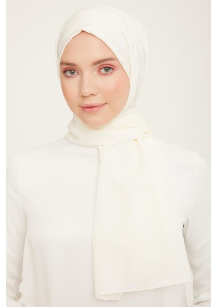 Trend J.capri Beyaz Desenli Şal 1 - 100