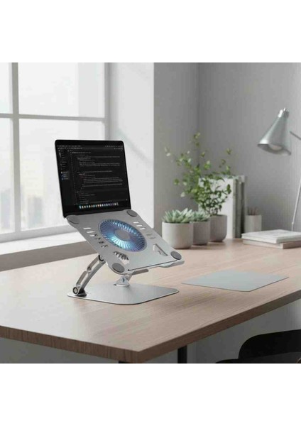 “alüminyum Soğutmalı Ayarlanabilir Laptop Standı – Sessiz Fanlı Katlanabilir Ergonomik Tutucu” fiyatları