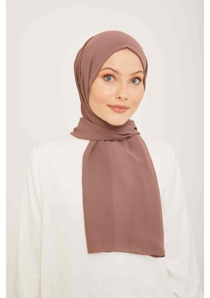 Trend Koyu Vizon Tek Renk Cazz Şal 16