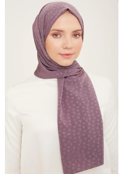 Trend J.capri Şal 4 - 385 - Kalpli Lila