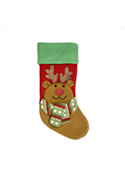 Yılbaşı Çam Ağacı Çorabı 30 cm modelleri