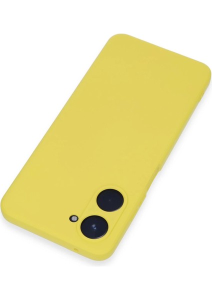 CPT05 Realme 10 4g Kılıf Nano Içi Kadife Silikon - Sarı modelleri