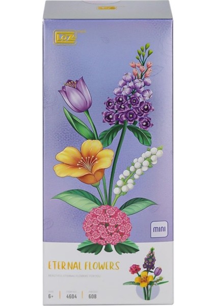 LZ4604 Nessiworld Çiçek Blok Seti 608 Parça -Vagon Life