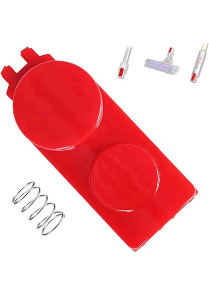 Dyson V10 Digital Slim, V12 Slim Elektrikli Süpürge Uzatma Borusu Klipsli Düğme Yedek Parçalar, Aksesuar Alet SETLERI/V15 Gen 5 Quick-Clean Yaylı Boru Alet Düğmesi