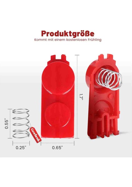 Dyson V10 Digital Slim, V12 Slim Elektrikli Süpürge Uzatma Borusu Klipsli Düğme Yedek Parçalar, Aksesuar Alet SETLERI/V15 Gen 5 Quick-Clean Yaylı Boru Alet Düğmesi indirimleri
