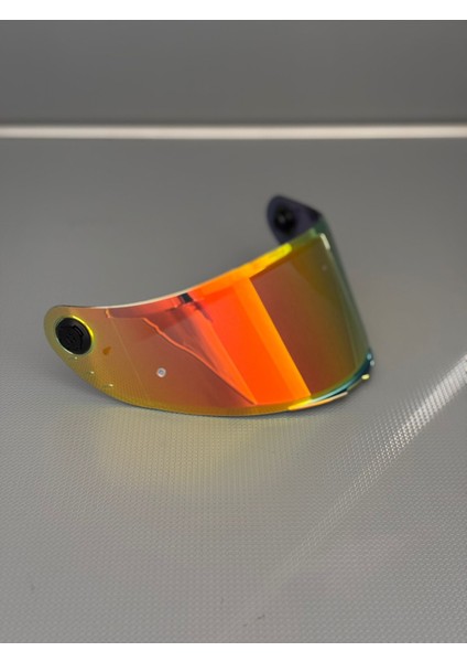 mt Helmet mt V14B Uyumlu Kask Camı Vizörü - Redgold (Kırmızı-Altın Iridyum) | Revenge 2 S, Thunder 4 Sv, Breaker Sv, Stinger 2 Uyumlu (V14 ile Farklı!) modelleri